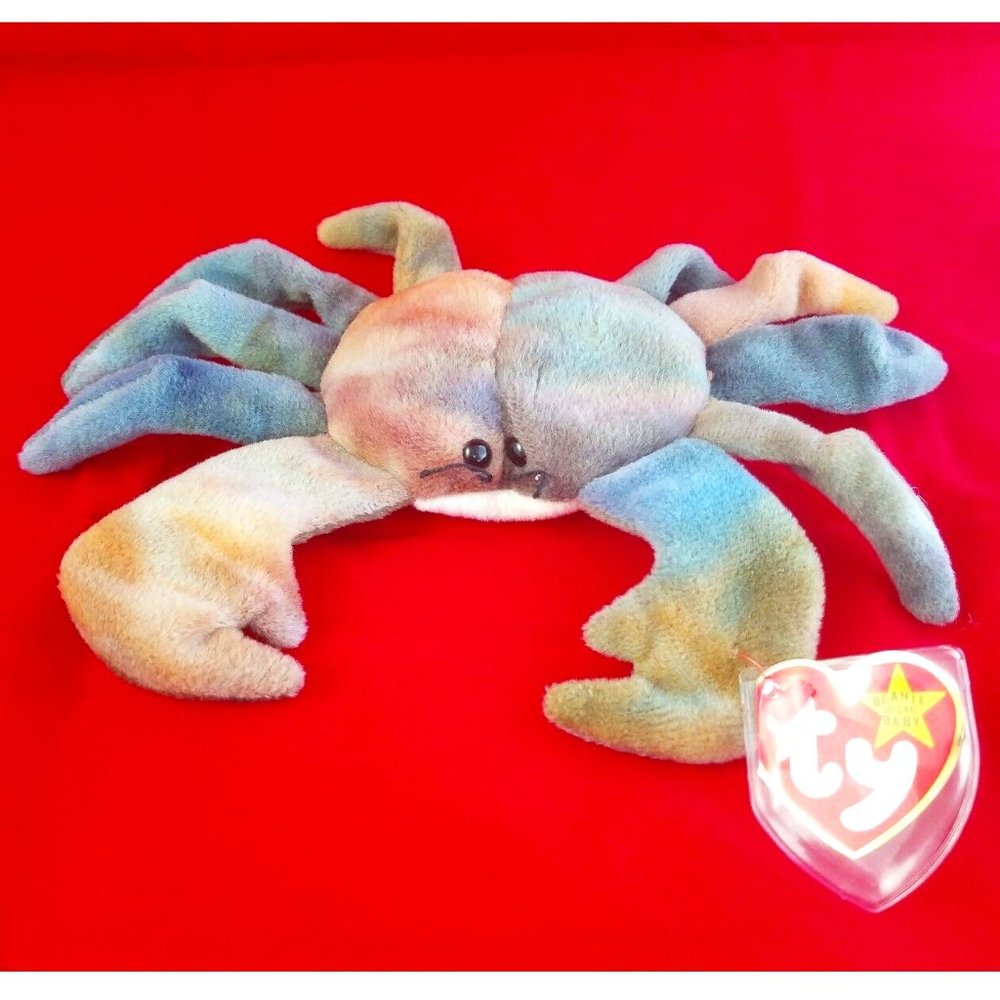 Claude the Crab - Rare Original TY Beanie Babies Collection- Vintage 1996 #4083